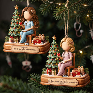 Nurse On Duty Acrylic Ornament - Personalized Christmas Gift For Nurses 02PGTA151026