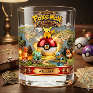 Cute Creature Squad Round Glass - Personalized Anniversary Gifts 03kidt140326
