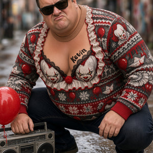 Cheeky Horror Ugly Sweater - Personalized Funny Gifts 03nata290926