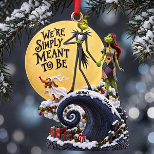 Spooky Christmas Duo Ornament - Personalized Gifts For Couple 07ohdt161026