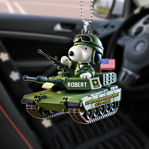 Army Car Ornament - Personalized Gifts For Army 05HUPU160725