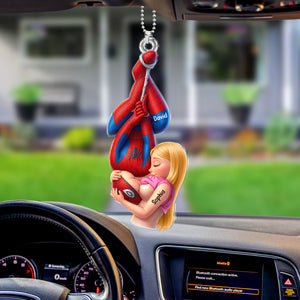 Naughty Couple Car Ornament - Personalized Gifts For Couple Car Ornament 06HUQN090726