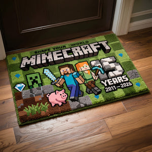 Block Anniversary Doormat - Gift For Game Lovers 02QHDT130226