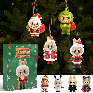 Monster Advent Calendar Custom Acrylic Blind Box, Personalized Gifts For Christmas 03humg101125