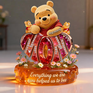 Best Mom Ever Acrylic Plaque - Personalized Gifts For Mom 03QHLU110326-Homacus