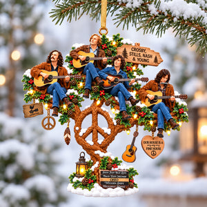 Vintage Music Tree Christmas Ornament - Personalized Gifts For Music Lovers 03QHQN240926