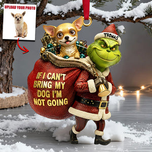 Dog Lover's Rule Custom Photo Ornament Christmas Gifts 06TGDT031125