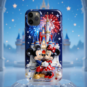 250th Anniversary Couple Phone Case - Personalized Gifts For Patriotic Couple Phone Case 01PGQN200526