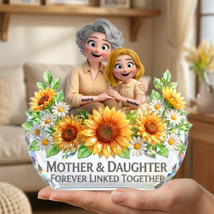 Mother And Daughter Acrylic Plaque - Personalized Gifts For Mothers 05toqn060226