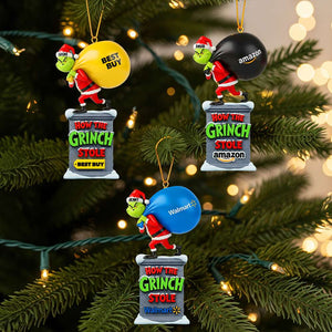 Christmas Green Monster Ornament - Personalized Gifts For Christmas Ornament 01HYTN160925