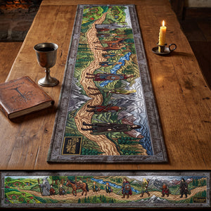 Fantasy Traveling Table Runner - Personalized Gifts For Christmas Quilted Table Runner 04HUTN050926