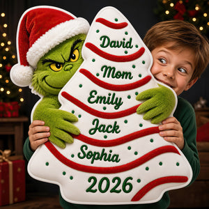Family Christmas Tree Pillow - Personalized Gifts For Family 04NADT310826