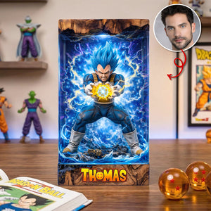 Thunder Power Fighter Shaped Plaque - Personalized Custom Photo Gift 02HUTN180326