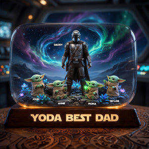 Our Galactic Hero Acrylic Plaque - Personalized Gifts Dad 02TOLU290426-Homacus
