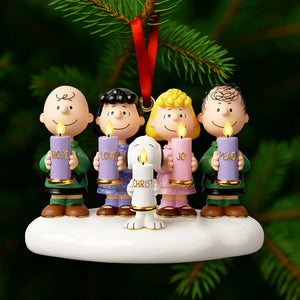 Cute Advent Candles Gang Acrylic Ornament - Personalized Gifts For Christians 08QHLU211025