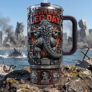 Fun Leg Squat 40oz Tumbler With Handle, Personalized Gifts For Gymer 04qhlu230726-Homacus