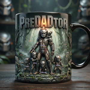 Strongest Warrior Dad And Kids Magic Mug - Personalized Gifts For Dads 04nalu240426