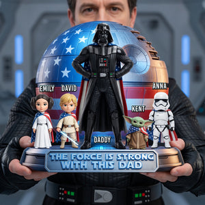 Space Hero Dad Acrylic Plaque - Personalized Father's Day Gifts 02NAQN250426