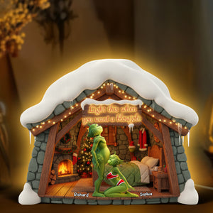 Naughty Green Monster Couple Acrylic Light Box - Personalized Gifts For Couples 03OHQN311025