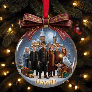 Fantasy Castle Christmas Ornament - Personalized Gifts For Fantasy Lovers 06KILU071025