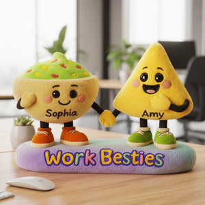 Work Besties Custom Shape Pillow - Personalized Gifts For Besties 02nata151125