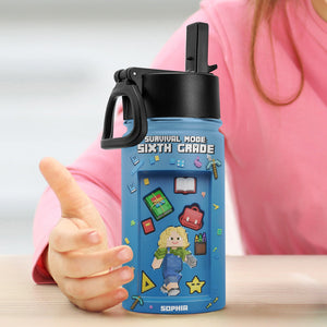 Pixel School Gear Personalized Gifts For Kid Tumbler 03tgtn220725 - Tumbler Cup - GoDuckee