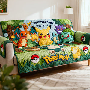 30-Year Celebration - Quilted Sofa Cover Anniversary Gifts 02QHDT100226