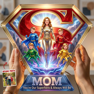 Mom & Her Power Squad Acrylic Light Box - Personalized Custom Photo Gifts For Mom 04NADT300326