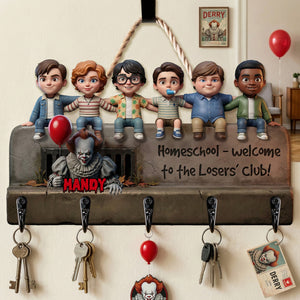 Scary Homeschool Key Hanger - Personalized Funny Gifts 02pamg230126