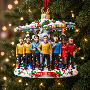 Cosmic Crew Christmas Ornament - Personalized Gifts For Film Lovers 04NADH230926