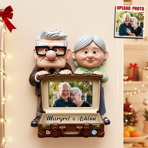Romantic Old Couple Fridge Magnet Custom Photo Gifts For Couple 04PGDT181125