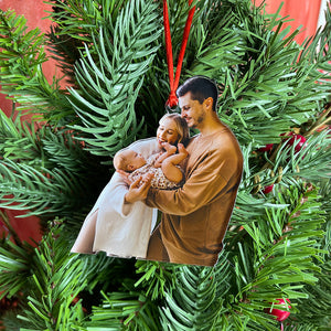 Custom Photo Gifts for Family Ornament 131acvp140924 First Baby Moments - Ornament - GoDuckee