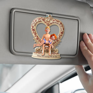 Naughty Couple Car Visor Clip - Personalized Gifts For Couple 03ohqn181225
