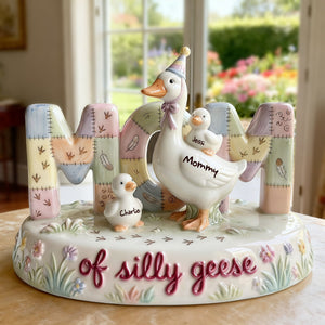 Mom Of Silly Goose Acrylic Plaque - Personalized Gifts For Moms 04qhlu270226