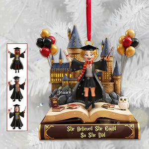 Magical Graduate Ornament - Personalized Gifts For Graduation Christmas Ornament 03NAMG021025