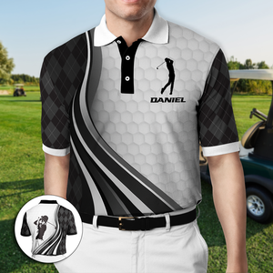 Stylish Golf Swing Polo Shirt - Personalized Gifts For Golfer 04PGLU310725