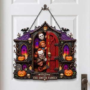 Family Of Frights Acrylic Sign - Personalized Gifts For Family 04TYTN290826