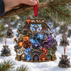 Spellcaster Christmas Ornament - Personalized Gifts For Game Lovers 05nalu180926