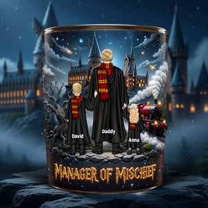 Father And Kids Enchanted Glass Mug Personalized Gifts For Dad 01TYQN260526