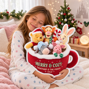 Hot Cocoa Cup Playing Custom Shaped Pillow, Personalized Gifts 01qhqn271026