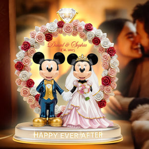 Happy Ever After Light Box Personalized Gifts For Couple 05PGQN281125