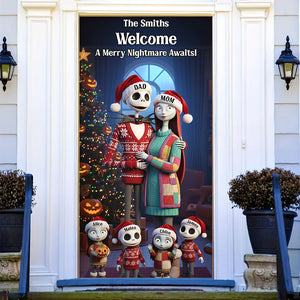 This is Home Door Cover Personalized Gifts For Family 04PGDT031125