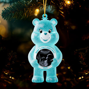 Cute Pregnancy Ornament - Custom Photo Keepsake To Celebrate Motherhood 05qhqn300925