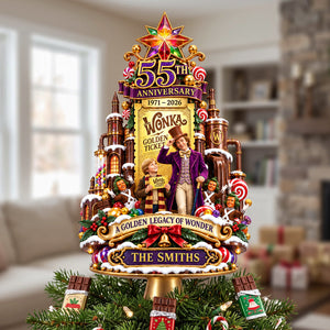 A Golden Legacy Of Wonder Tree Topper - Personalized Christmas Gifts 01hata140926