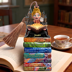 Enchanted Reader Wooden Bookmark - Personalized Gifts For Book Lovers 03NADT251225