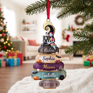 Spooky Family Acrylic Ornament - Personalized Gifts For Family 01natn081026-Homacus