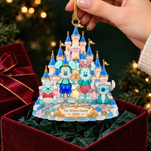 Magical Castle Family Ornament - Personalized Christmas Gifts 02NADT100926-Homacus