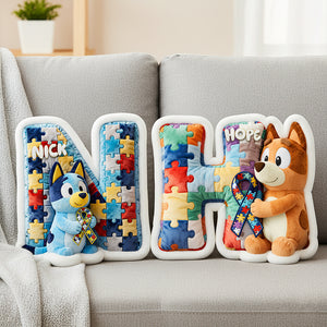 Autism Awareness Custom Shaped Pillow - Personalized Gifts 01ohta101225