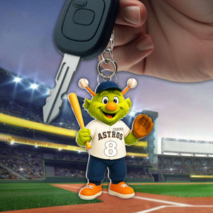 Cute Mascot Baseball Acrylic Keychain - Personalized Gifts For Baseball Lovers 04OHLU070725