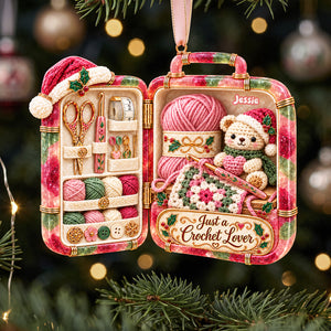 Handmade Craft Acrylic Ornament - Personalized Gifts For Crochet Lovers 01tota141026